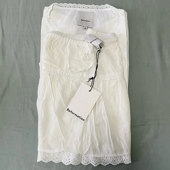 “Sale💖”Reformation Valetta Two Piece - White - Picture 6 of 6